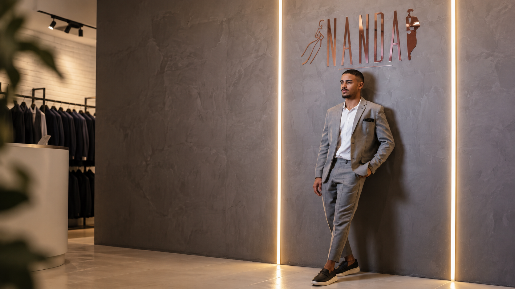 Terno masculino para aluguel na Nanda Dress Suits