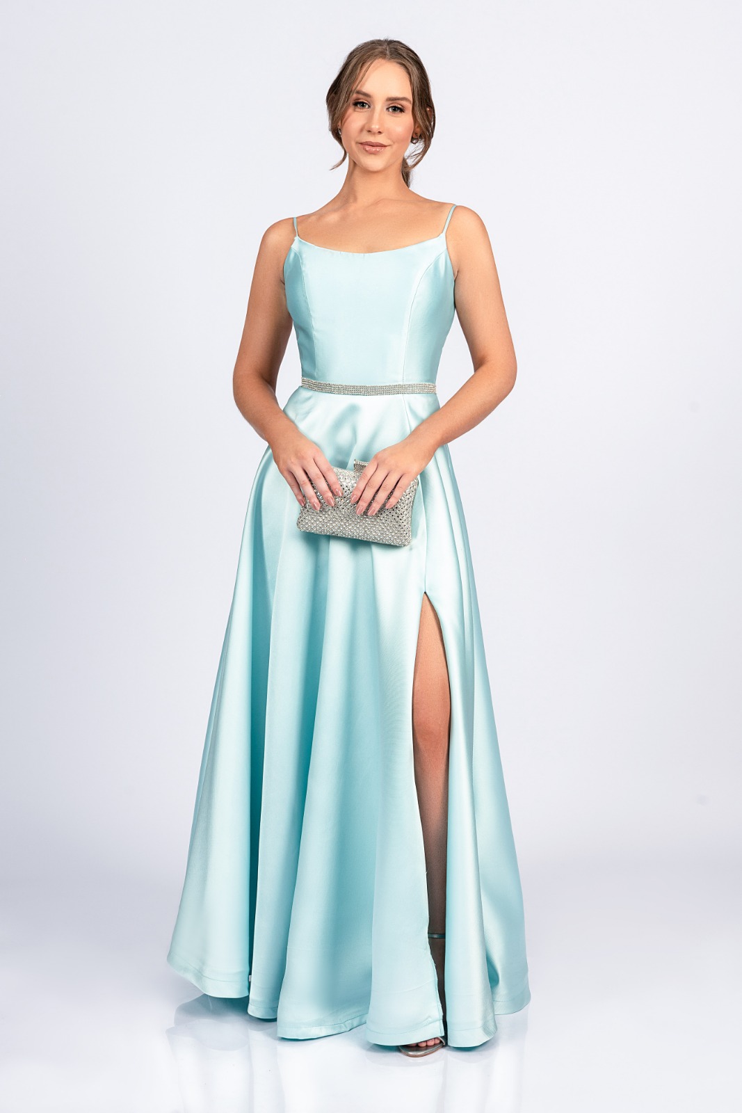 Vestido longo de festa para aluguel