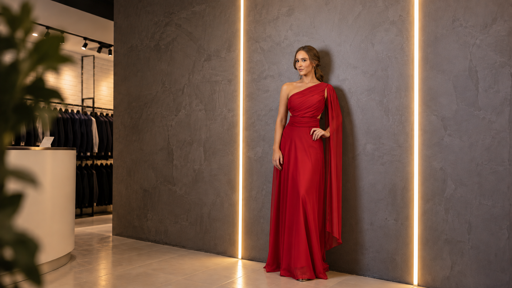 Vestido longo de festa para aluguel na Nanda Dress Suits